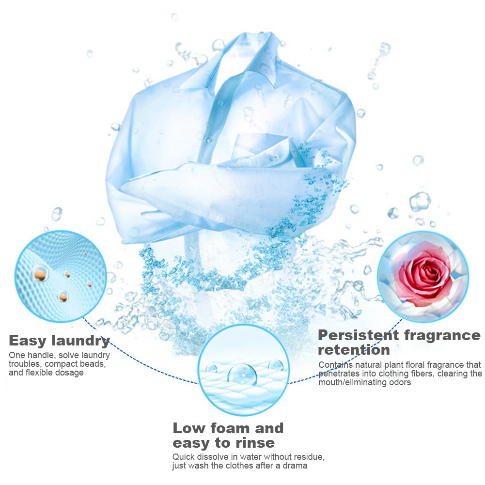Scent Booster Bead - 100Pcs Detergent Liquid Capsule Ball Anti