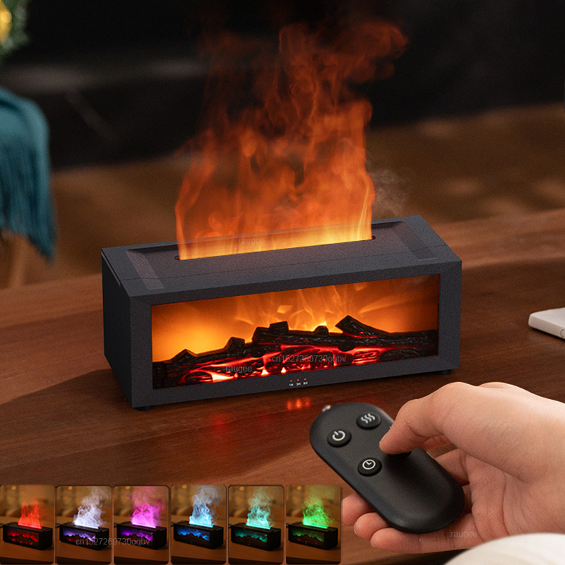 Home Fragrance Glade - Flame Aroma Humidifier Fireplace Humidifier for