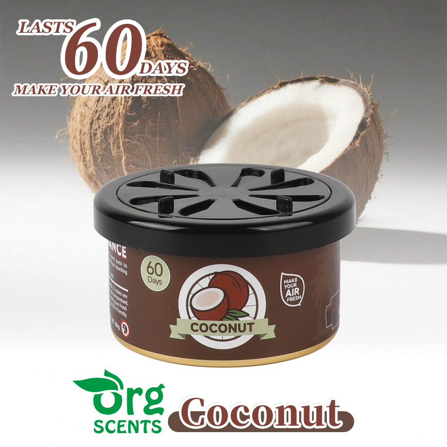 Home Fragrance Organic - Car Air Freshener coconut Scent Organic
