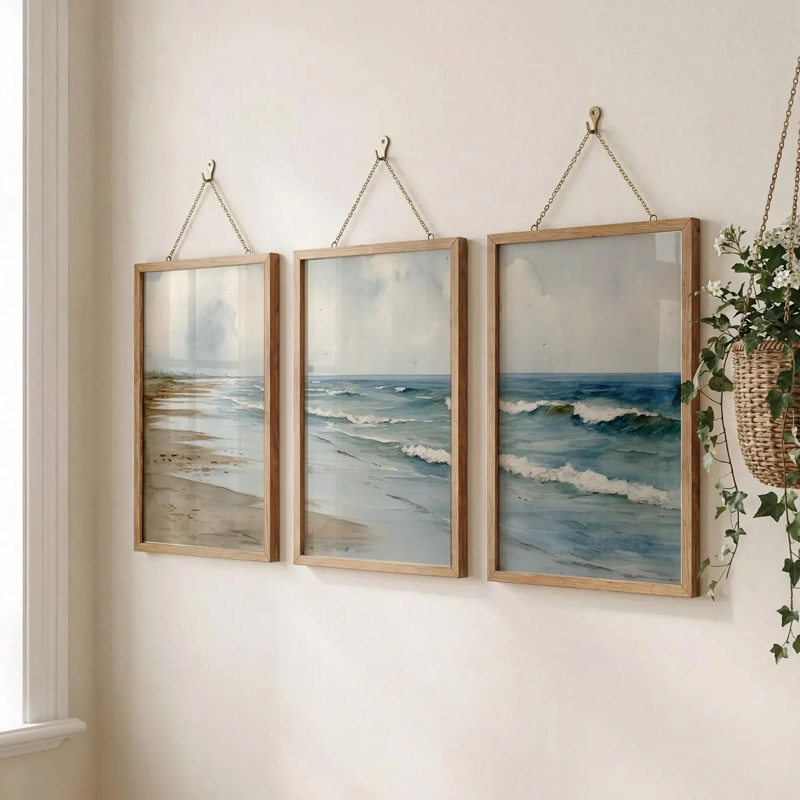 Watercolor Neutral Beach Canva - Home Fragrance Ocean Breeze 리뷰 및 가격