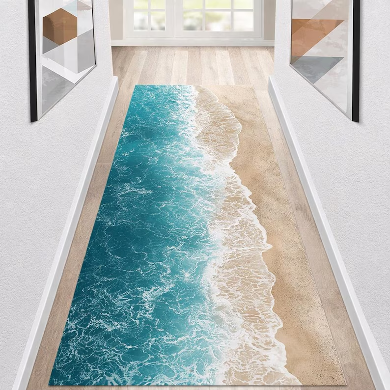 Ocean Beach Runner Rug Coastal - Home Fragrance Ocean Breeze 리뷰 및 가격