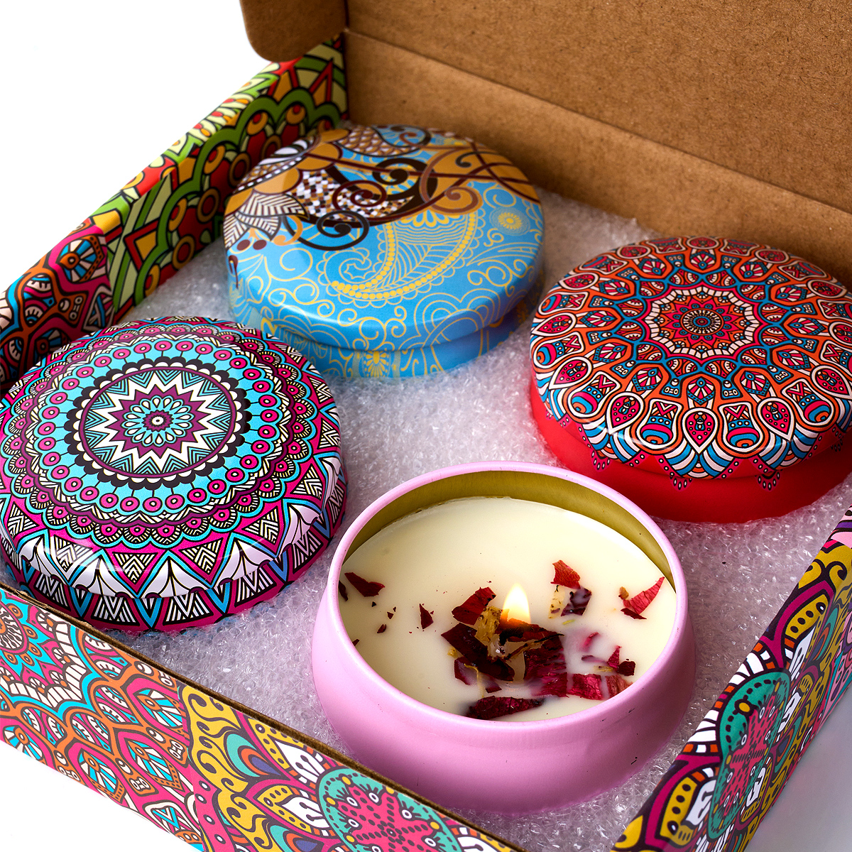 4PCS/Set Scented Candle Box Vi - Home Fragrance Gift Set 리뷰 및 가격