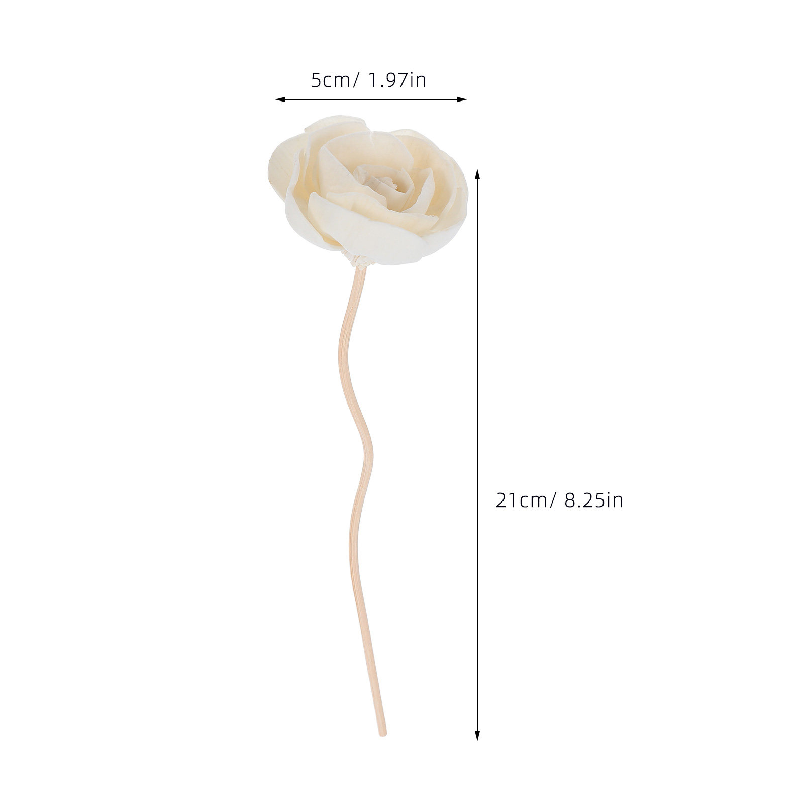8Pcs Flower Design Wooden Diff - Home Fragrance Diffuser Refills 리뷰 및 가격