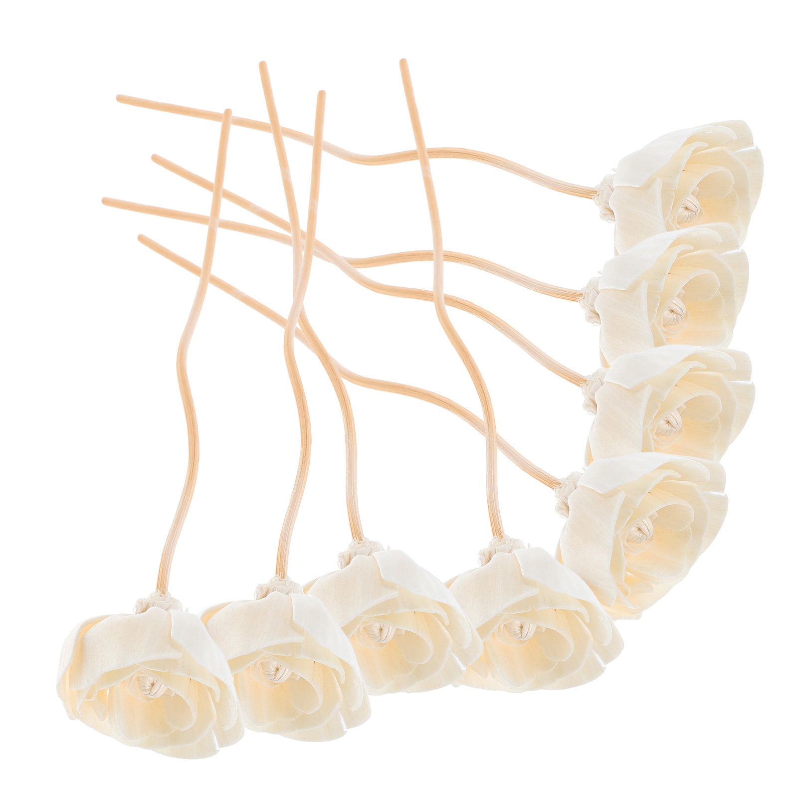 8Pcs Flower Design Wooden Diff - Home Fragrance Diffuser Refills 리뷰 및 가격