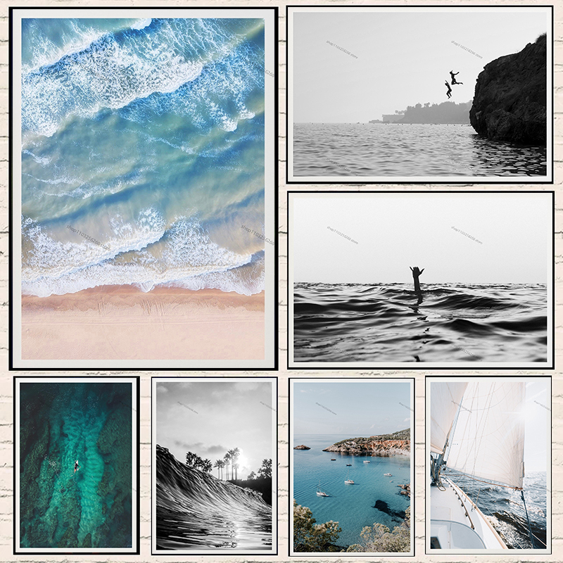 Beach Cliff Jump Ocean Waves B - Home Fragrance Ocean Breeze 리뷰 및 가격
