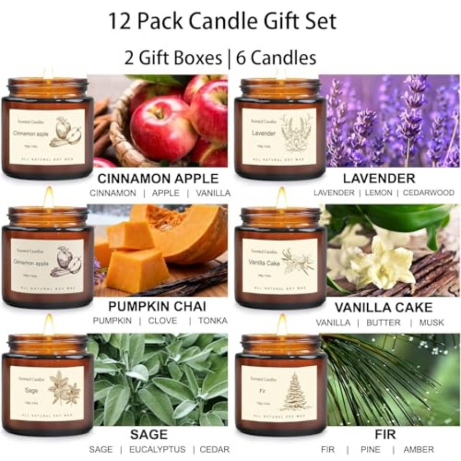 Scented Candles Gift Set for H - Home Fragrance Gift Set 리뷰 및 가격