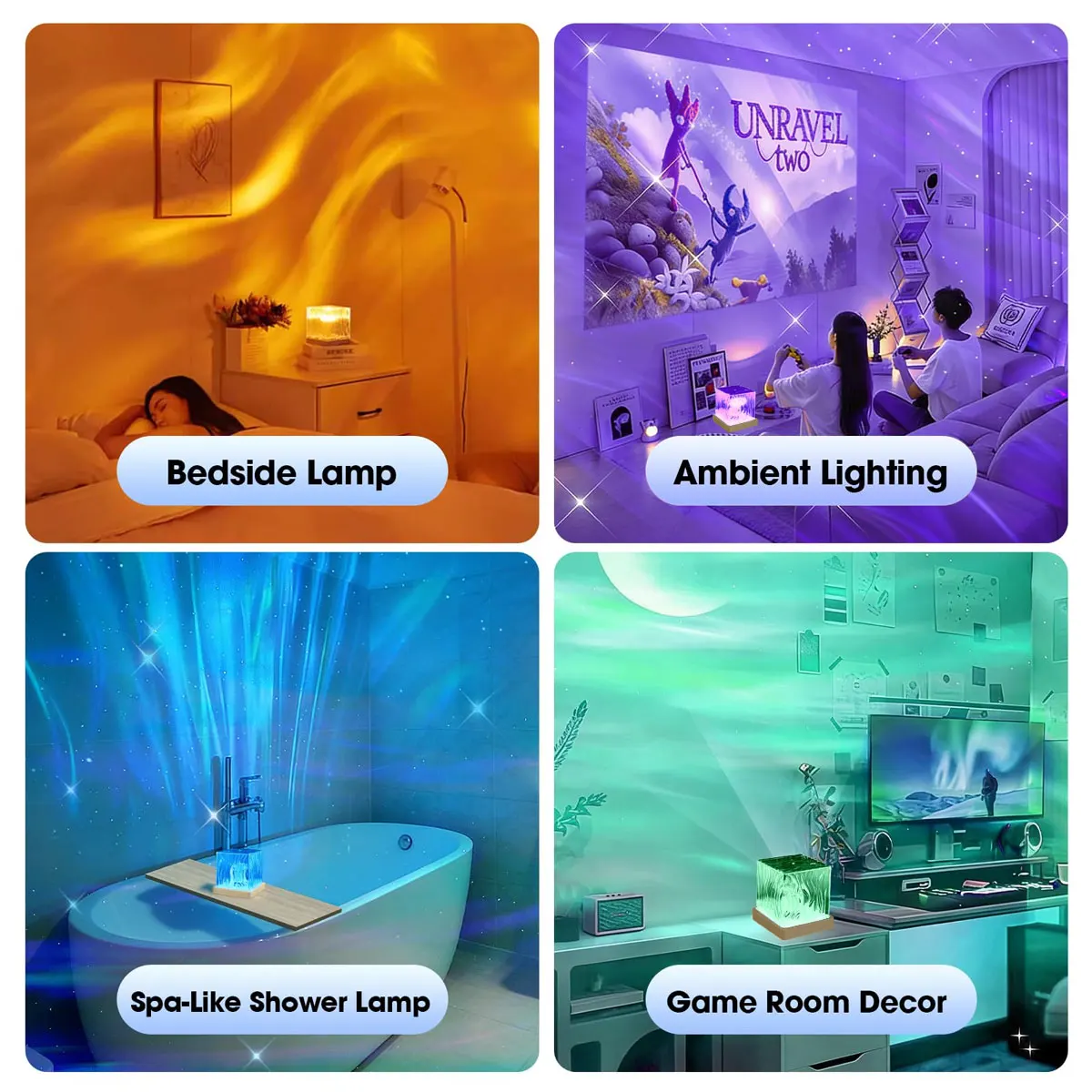 USB Ocean Wave Projector Light - Home Fragrance Ocean Breeze 리뷰 및 가격
