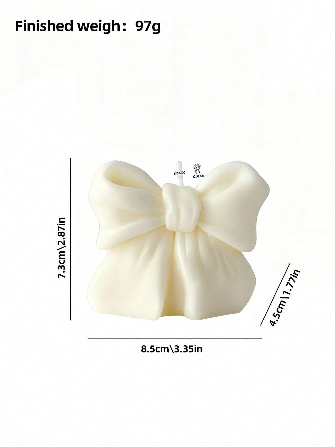 1pc Bow scented Candle, 3D Bow - Home Fragrance Wax Melts 리뷰 및 가격