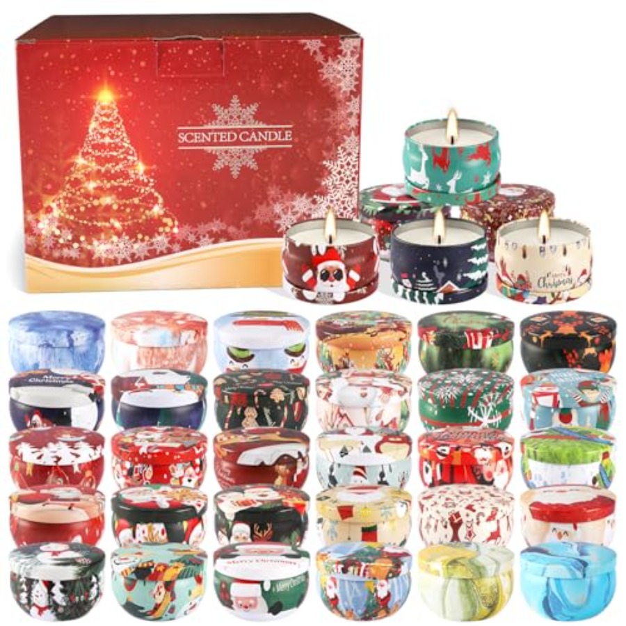 36 Pack Christmas Scented Cand - Home Fragrance Gift Set 리뷰 및 가격