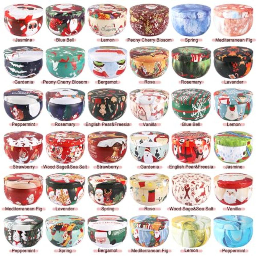 36 Pack Christmas Scented Cand - Home Fragrance Gift Set 리뷰 및 가격