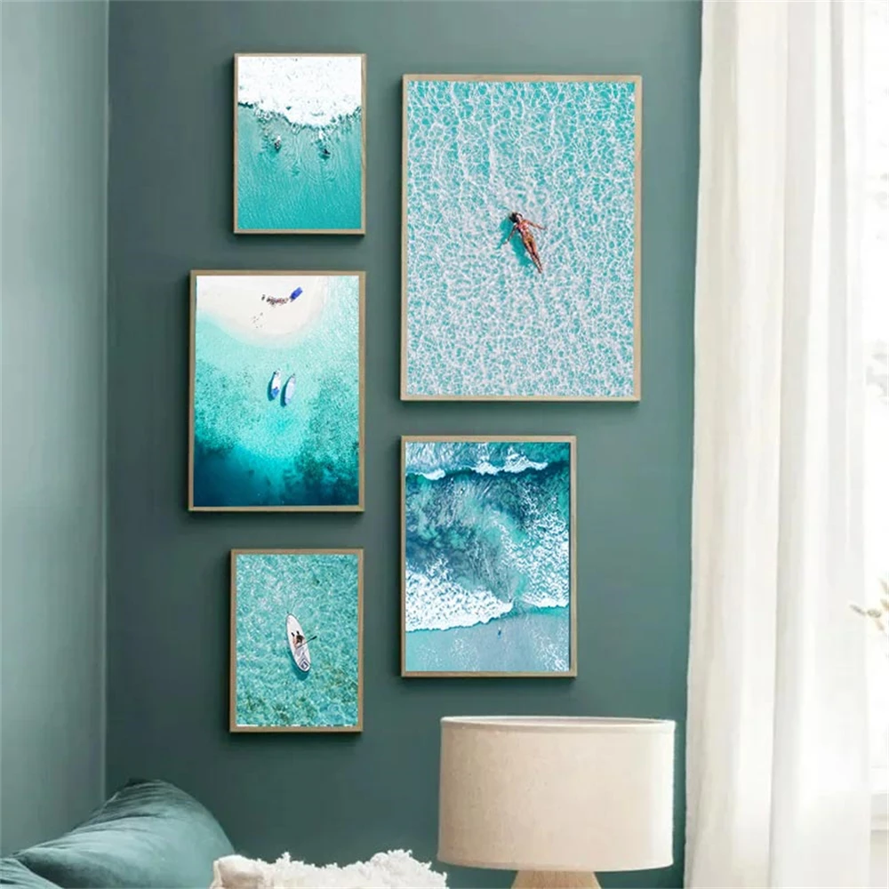 Beach Blue Ocean Wave Sea Wate - Home Fragrance Ocean Breeze 리뷰 및 가격